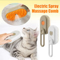 Electric Pet Steam Grooming Brush