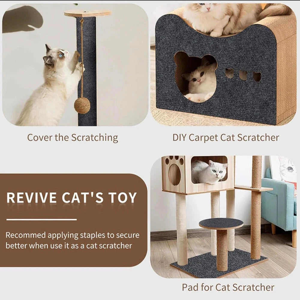 Self Adhesive Carpet Cat Scratch Board